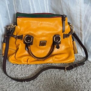 Dooney & Bourke Mustard Yellow Satchel